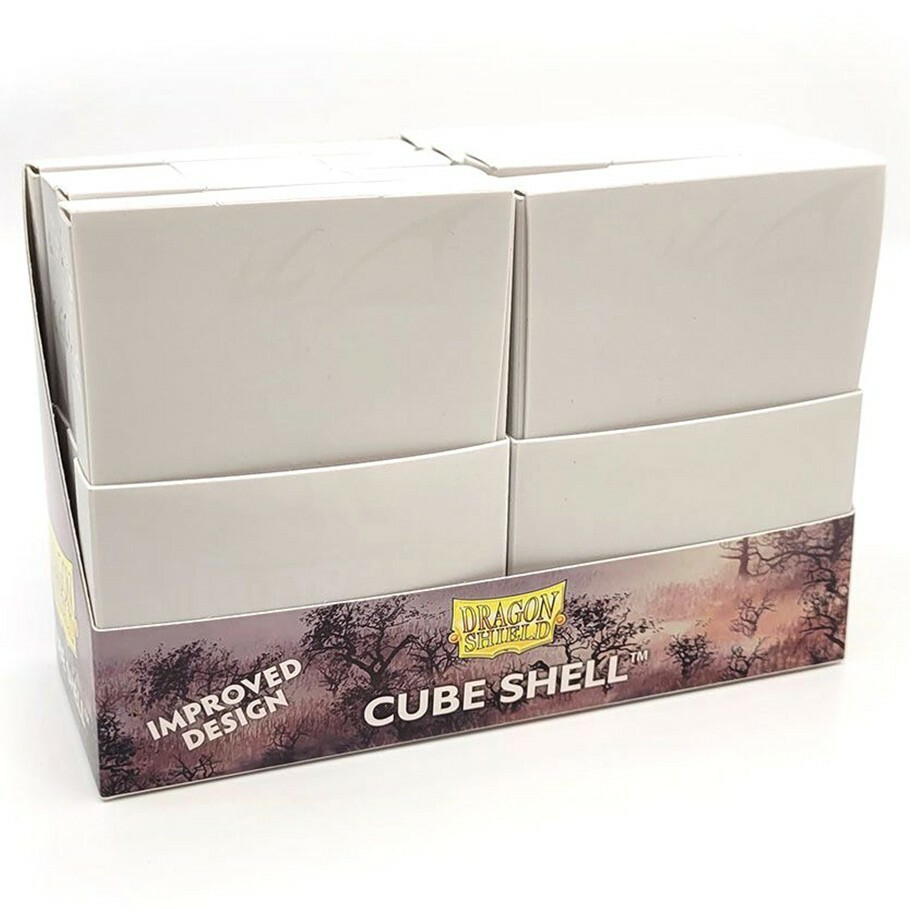 Dragon Shields Ashen White Cube Shell by Arcane Tinman 30535