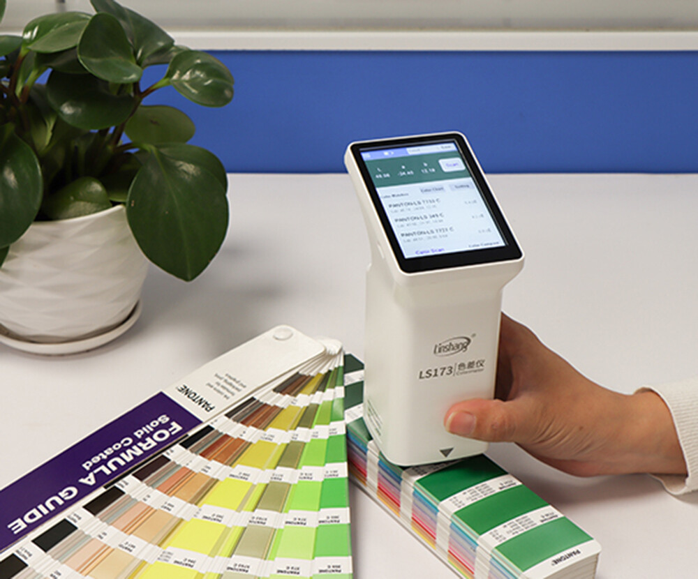 Portable Color Analyzer Colorimeter 8MM Color Difference Meter D/8 Touch Screen