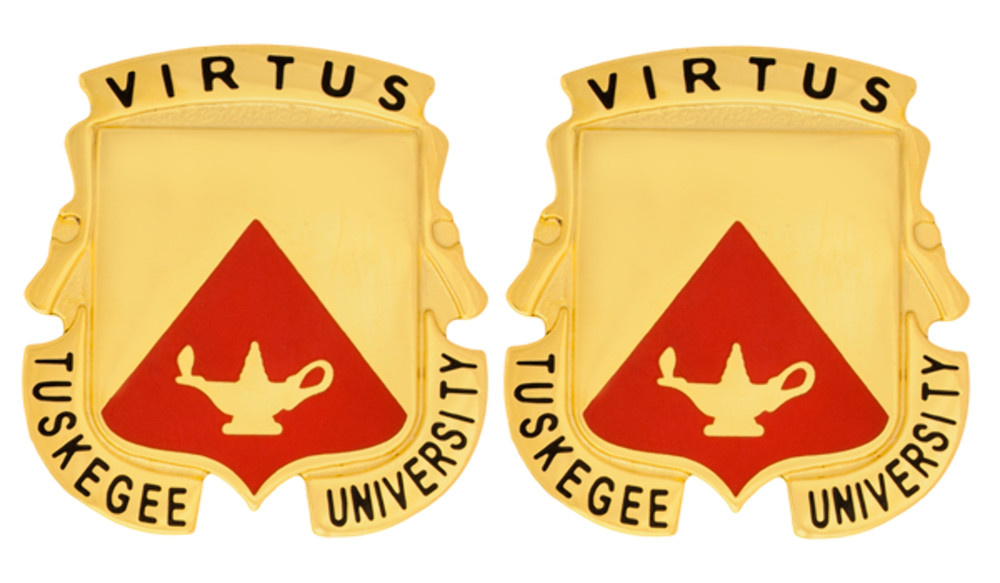 Virtus Tuskegee University ROTC Unit Crest - Pair