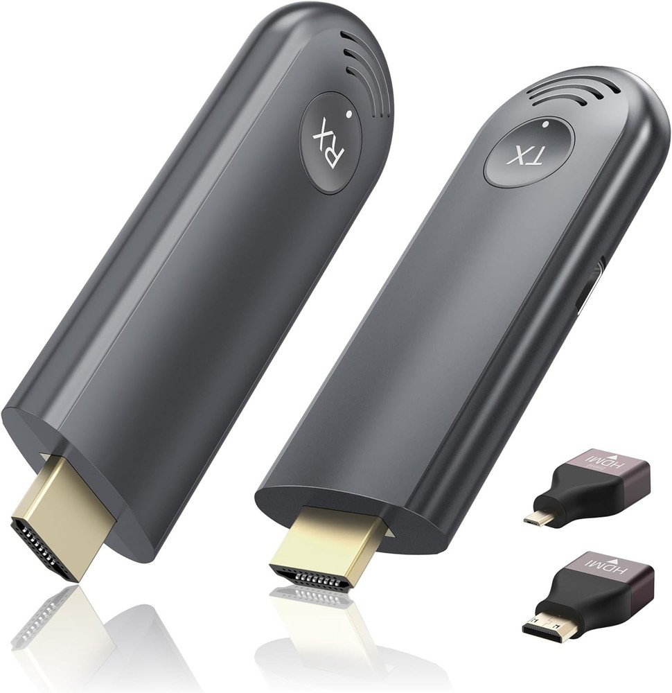 Compact Wireless HDMI Receiver & Transmitter for High-Quality Video Streaming
