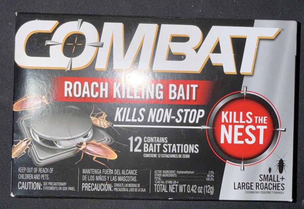 Combat Roach Killing Bait - 12 Piece (B1)