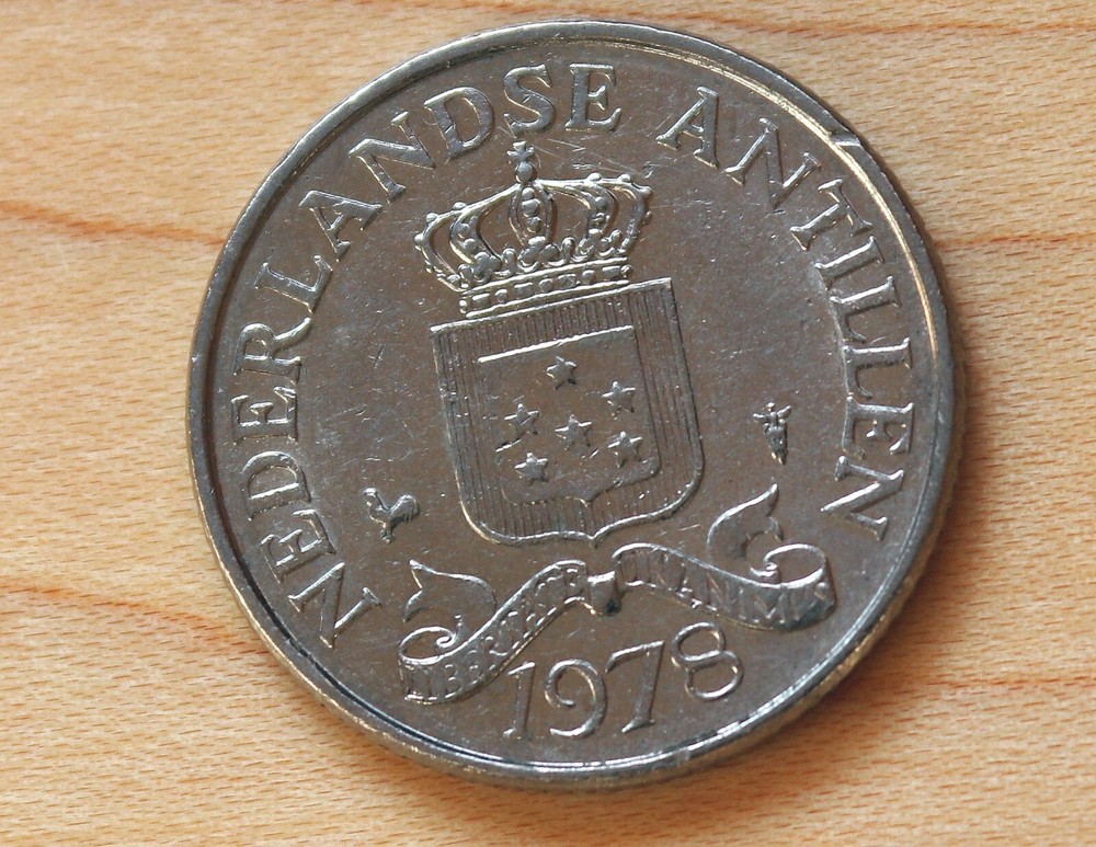 1978 Netherlands Antilles 25 Cents