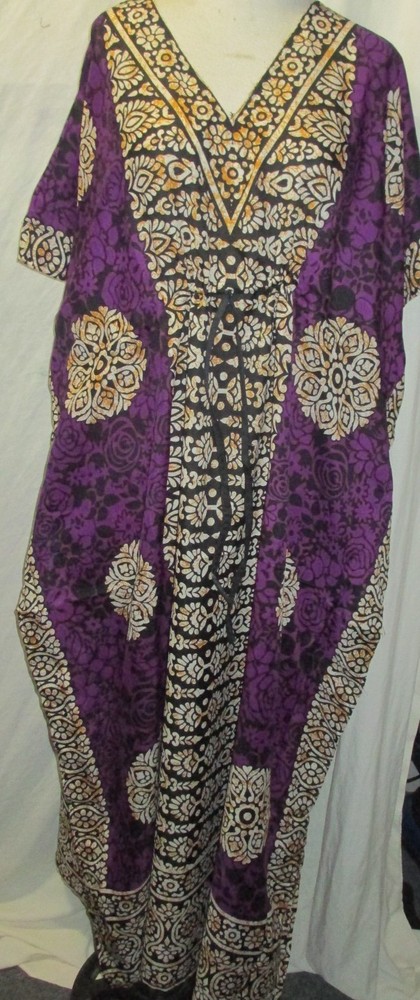 Boho Caftan Batwing new Printed Crepe caftan top/poncho