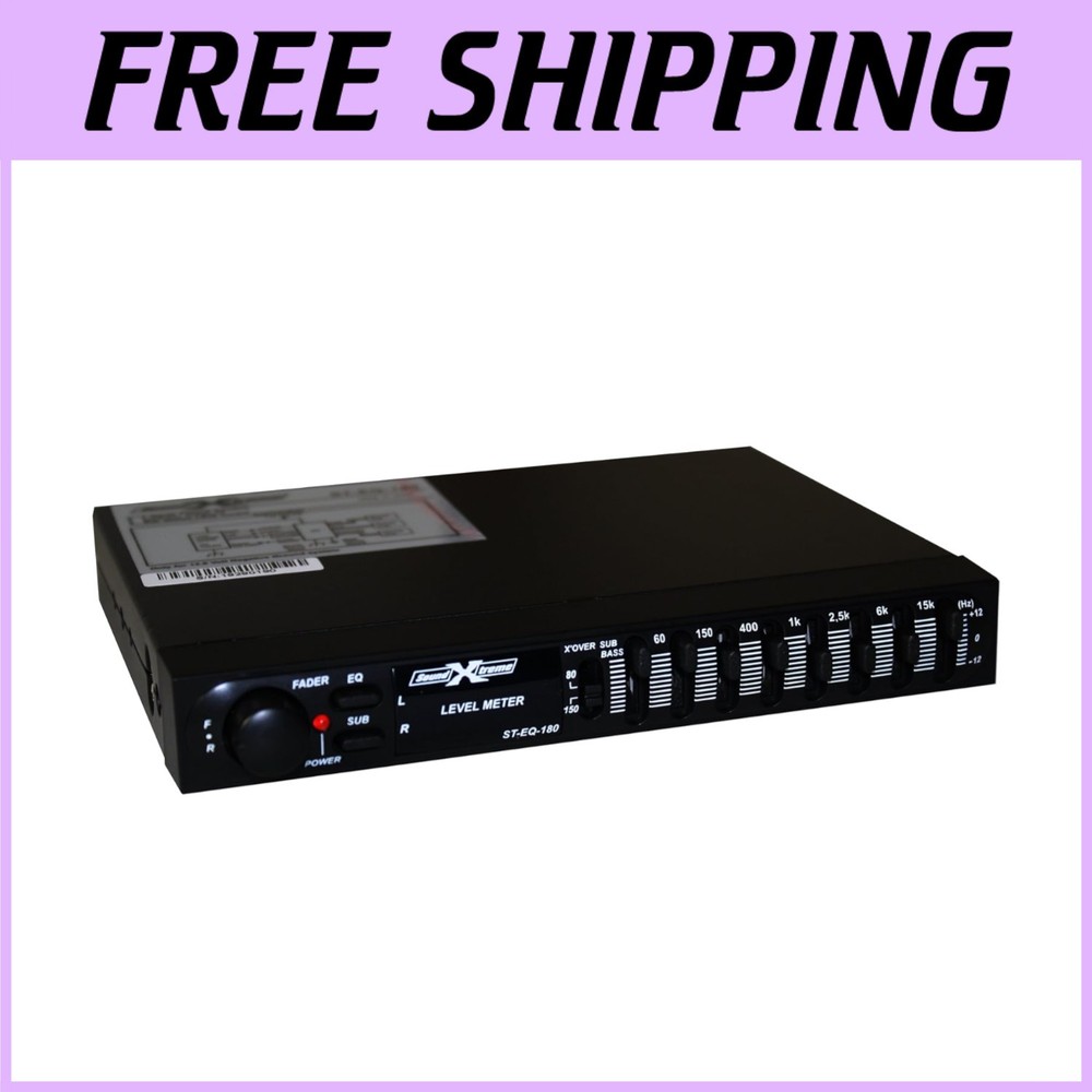 ST-EQ-180 7-Band Graphic Equalizer & Fader Control-