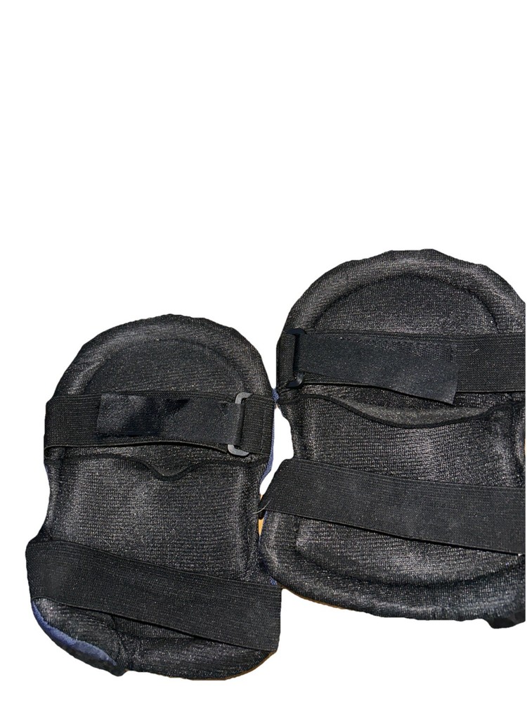 Tough Cap Thick Foam Padding Knee Pads, Adjustable Elastic Straps (1 Pair)