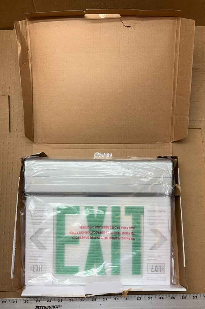 Lithonia Lighting EDG 1 R M6 Edge-lit Exit Sign