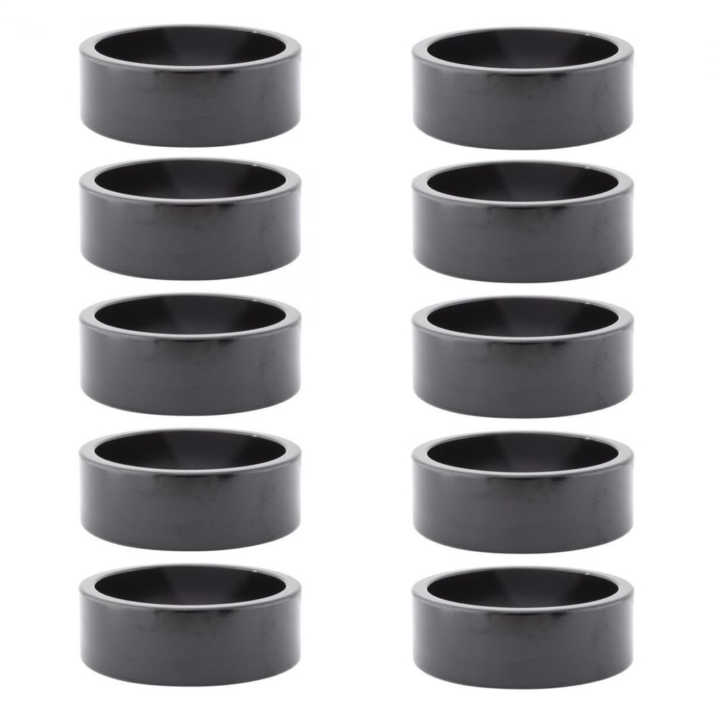 Origin8 Headset Spacers, 10mm x 1", Black