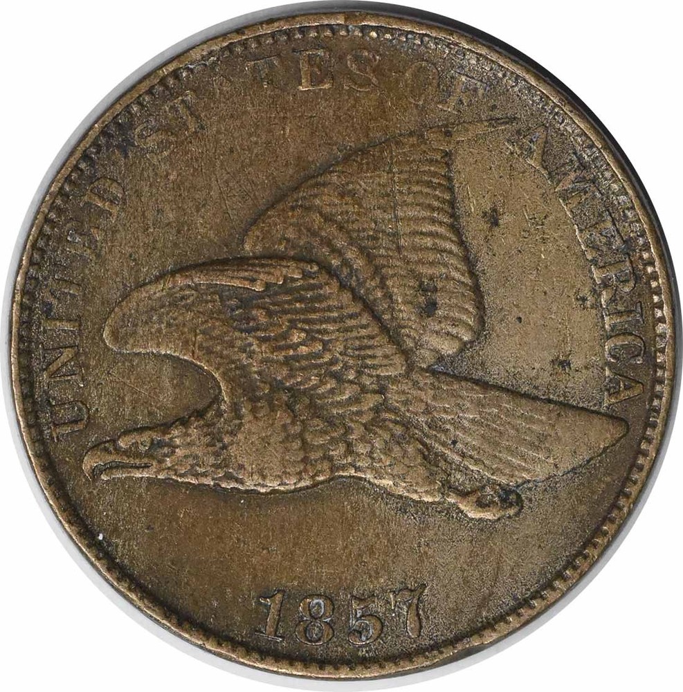 1857 Flying Eagle Cent EF Uncertified #1050
