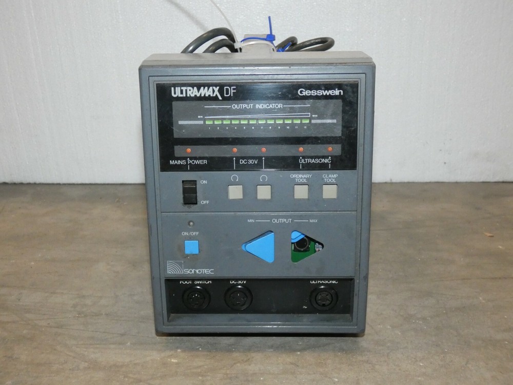 Ultramax DF Gesswein Output Indicator Sonotec