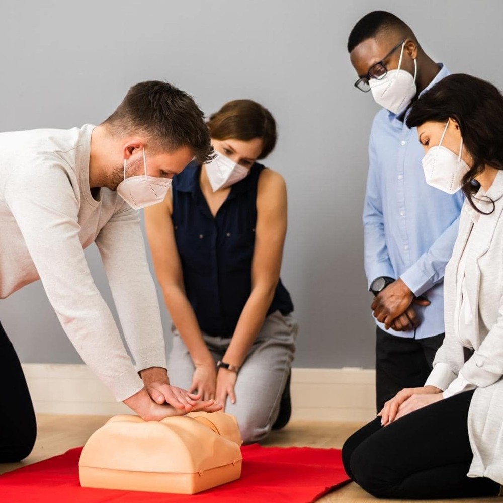 CPR Training Model, Hands-only CPR Training Aid Kit, CPR Compression First Ai...