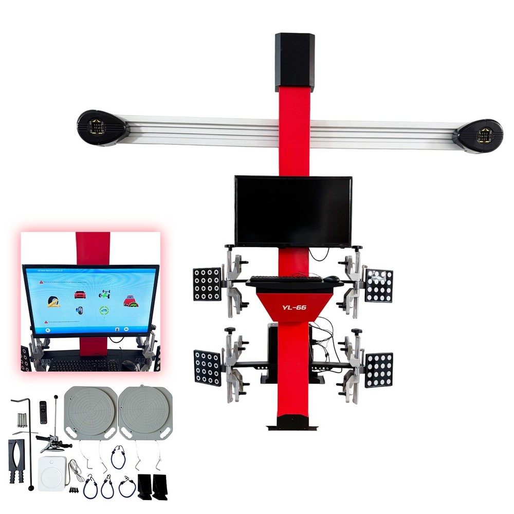 110V Automobiles 3D Automatic Tracking Four-Wheel Alignment Instrument