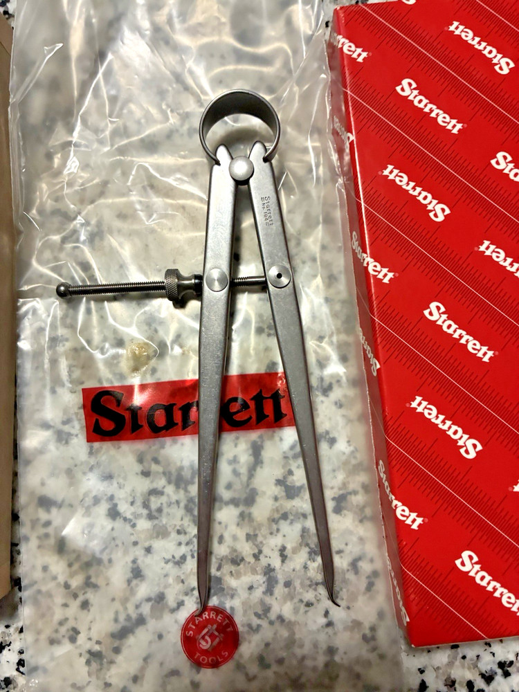 Starrett No. 184 Inside spring caliper 6" capacity flat leg