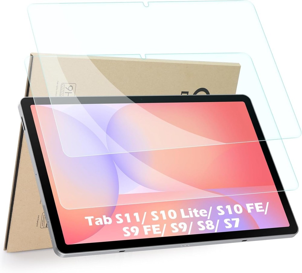 2-Pack Screen Protector for Samsung Galaxy Tab S11/S10 Lite/S10 FE, Tempered Gla