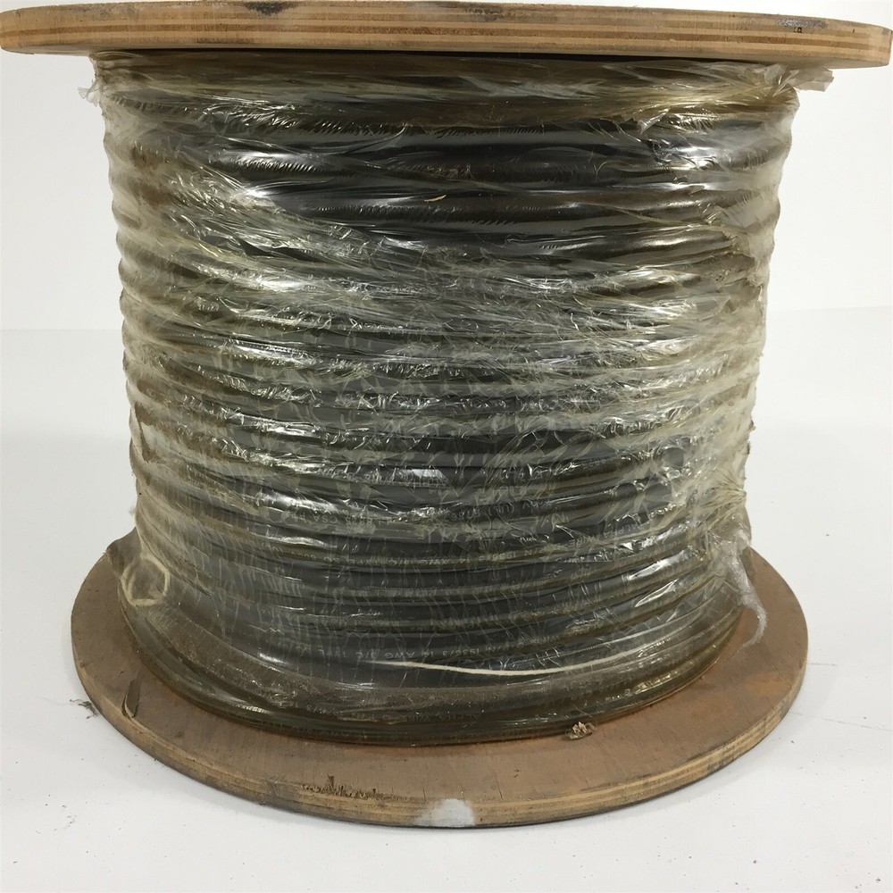 Alpha 1936/3 Multi-Conductor Cable 14awg 3/C Solid 250' Black