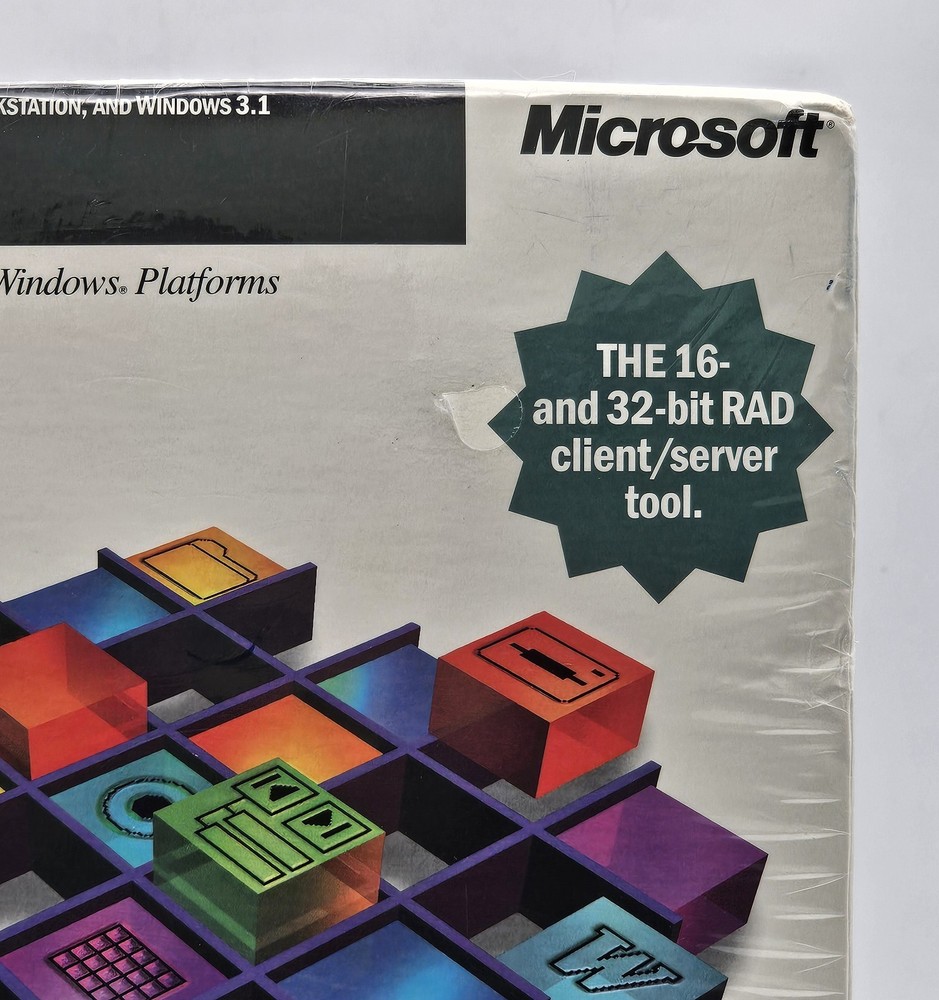 Microsoft Visual Basic 4.0 VB 4 Professional PRO Edition Windows 95+ PC SEALED