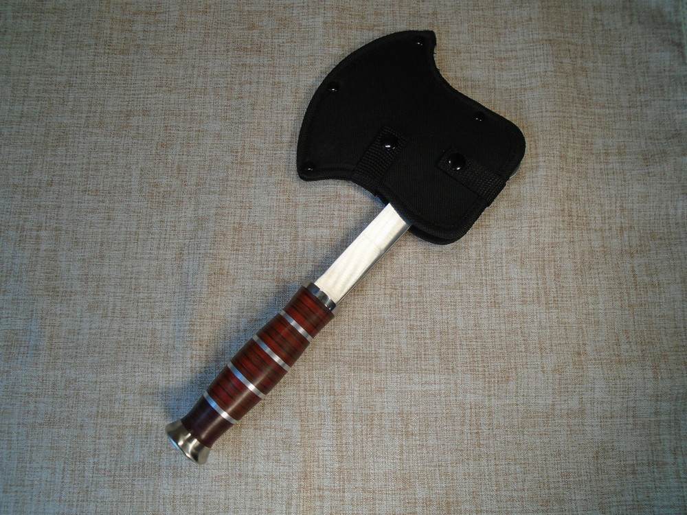Hand Axe | Hatchet | Multi Tool Wood Handle Axe With Sheath | Multi Purpose Axe