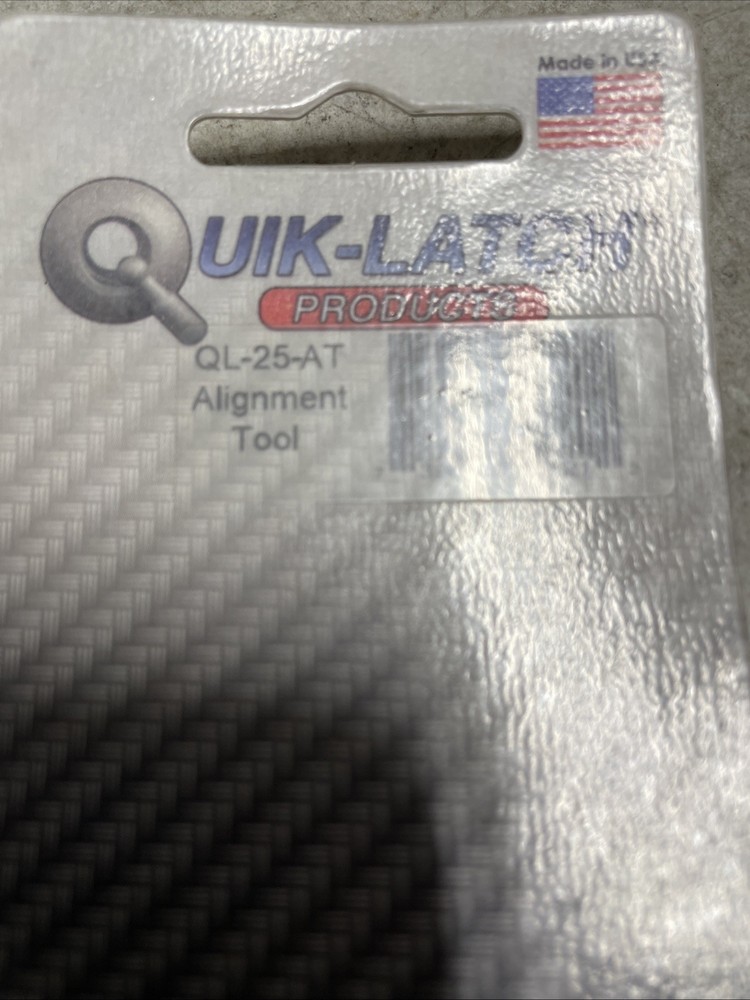 Quik-Latch QL-25-AT, ALIGNMENT TOOL FOR QUICK RELEASE LATCHES