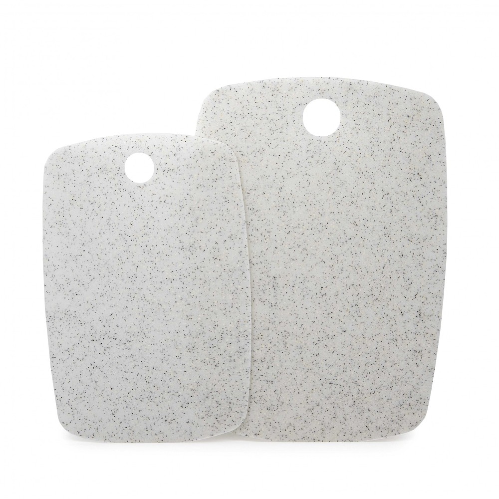 Beille Plastic Kitchen Cutting Board Set Textured Non-slip Surface, Set of 2