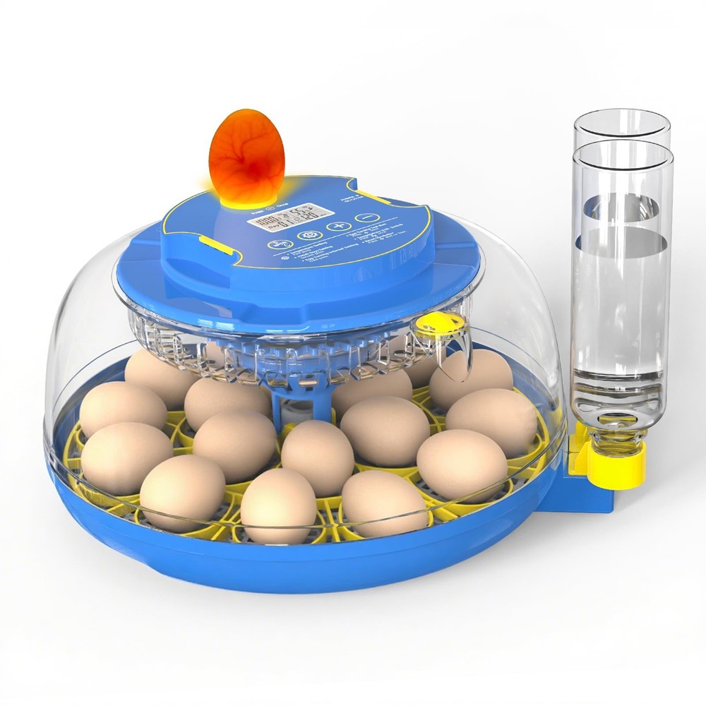 Incubators for Hatching Eggs, 18 Egg Incubator with Automatic Turning and Hum...