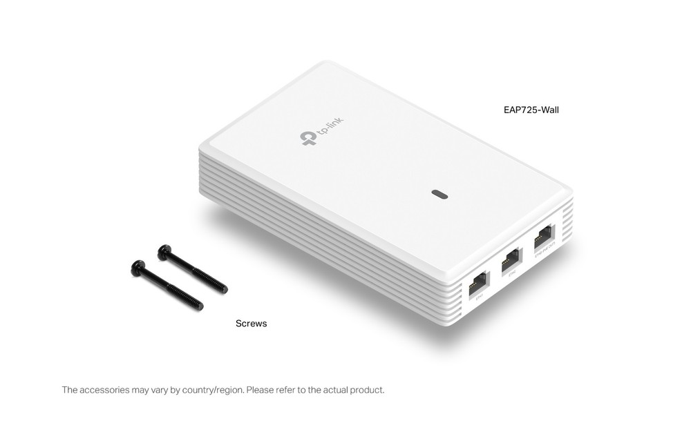 TP-Link EAP725-Wall | BE5000 Wireless Gigabit Wall-Plate Wi-Fi 7 Access Point
