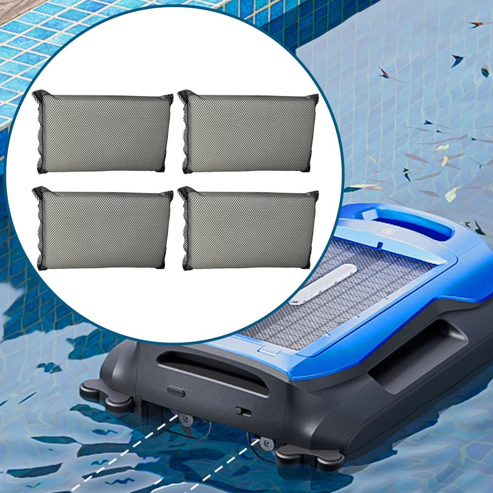 Pool Robot Vacuum Filter Pad 4-Pieces Robotic Pool Cleaner Fine Filter