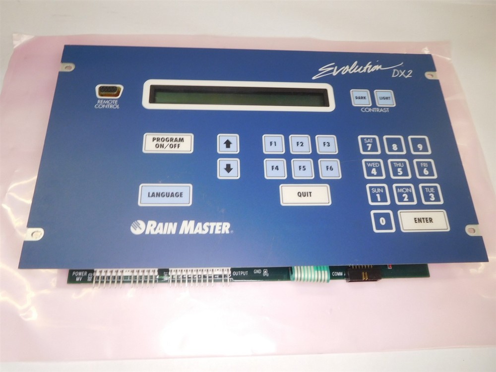 Rain Master Evolution DX2 Front Control Panel (S9)