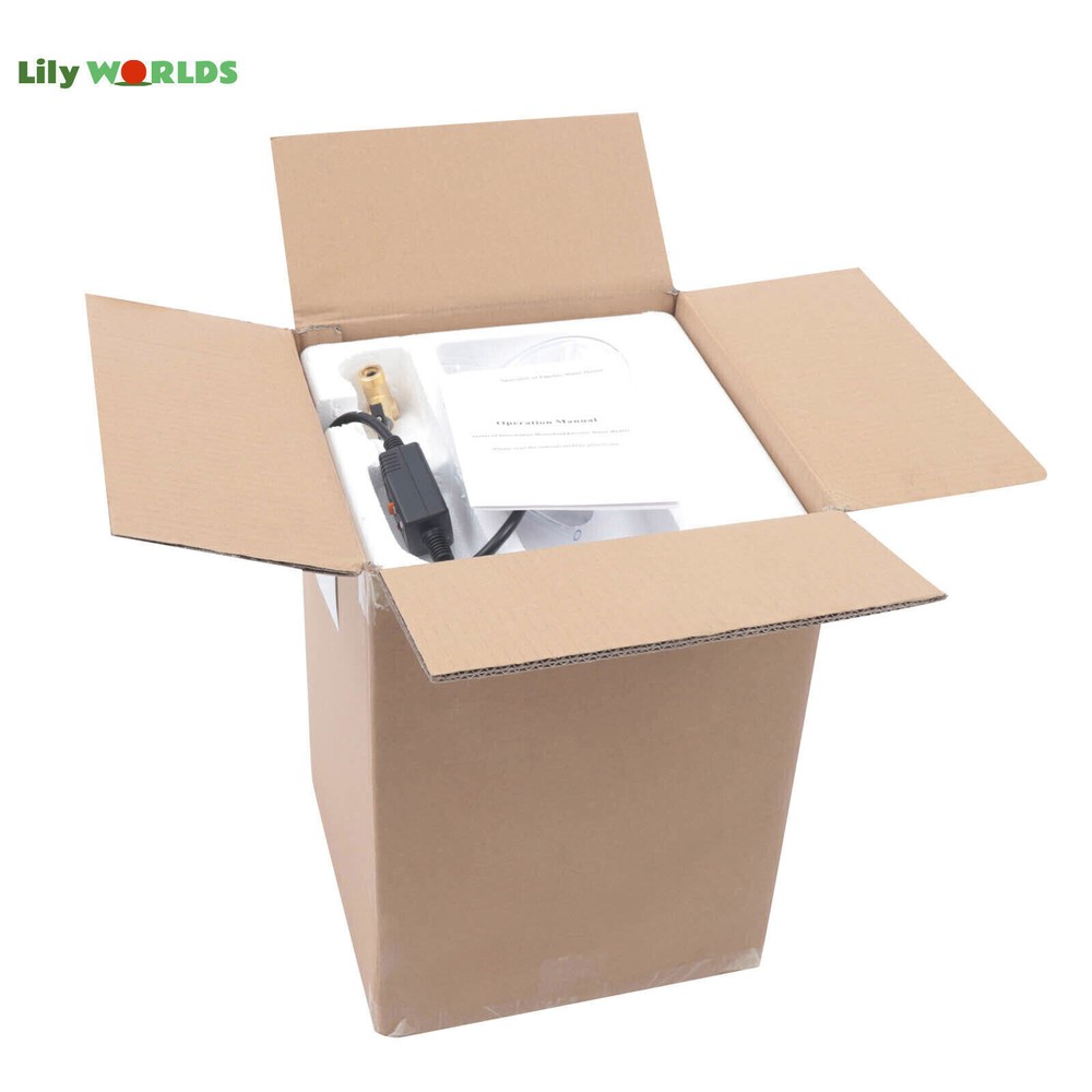 10L 110V RV Instant Electric Hot Water Heater Shower Compact Mini-Tank Storage