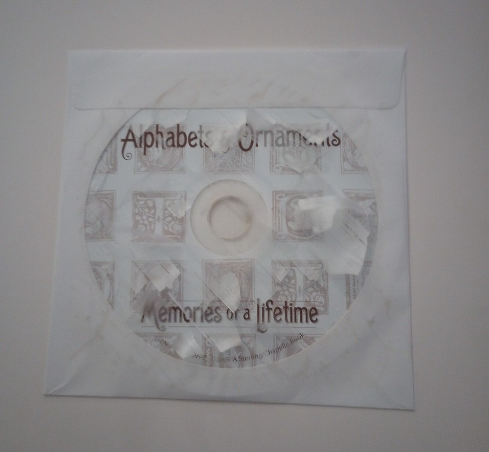 "Alphabets & Ornaments" Paperback Craft Scrapbook Ideas Artwork