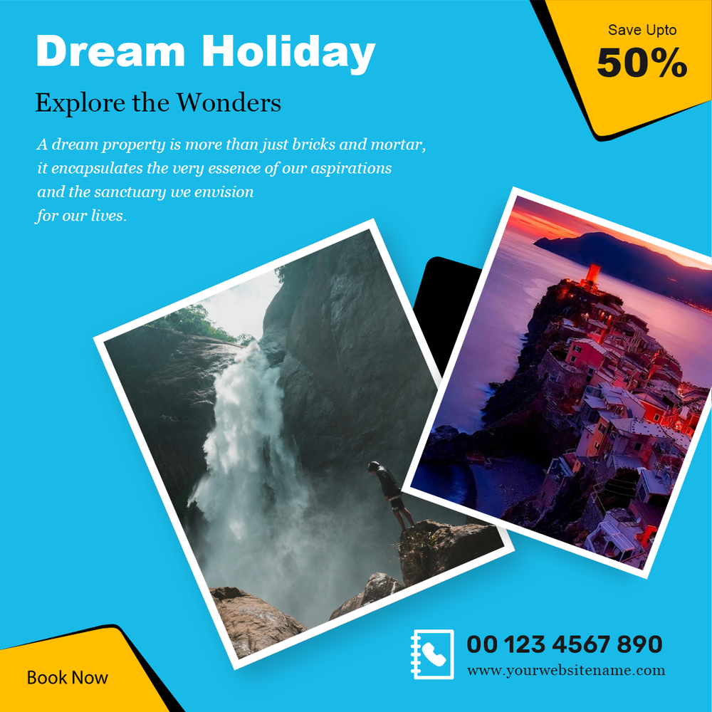 Dream Holidays Social Media Templates
