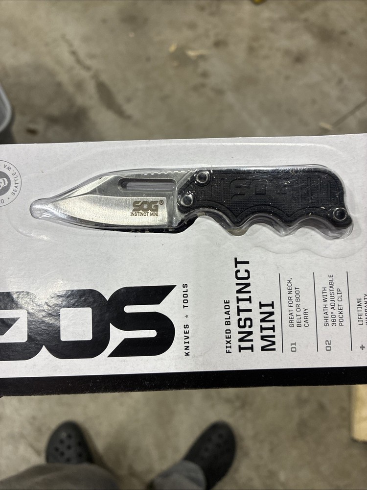 SOG Fixed Blade Instinct 2.3" Blade 5.9" Overall
