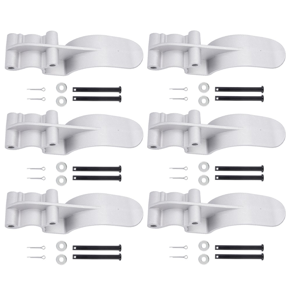 6 Pack Quick Release Upright Tarp Stop Replace Rusted Stops on Roll Tarp Systems