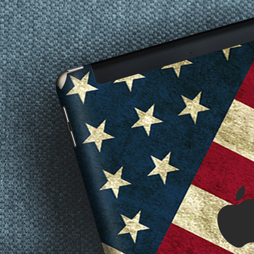 Skins Decal Wrap for Apple iPad 9.7 2017-Merica Flag Pattern