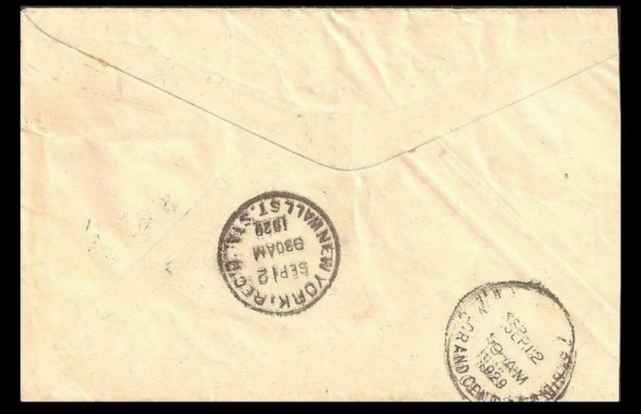 Canada #E2 Special Delivery Scroll combo 1929, Dorset Ontario