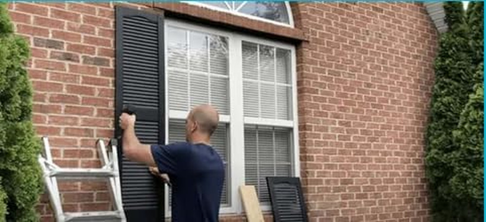 Vinyl Open Louver Shutters (1 Pair)