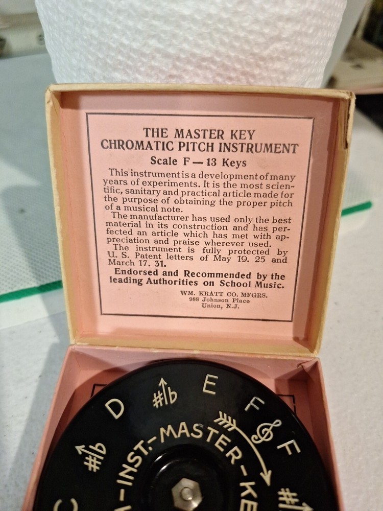 master key chromatic pitch instrument a-440