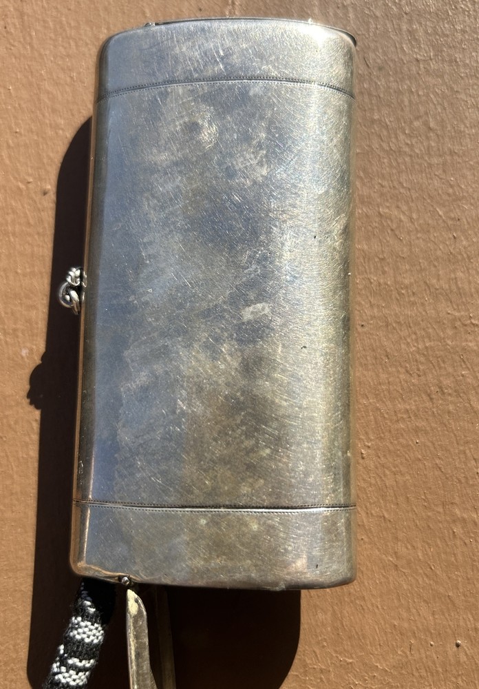 Antique German Silver Cigarette Vesta Case, Custom Made