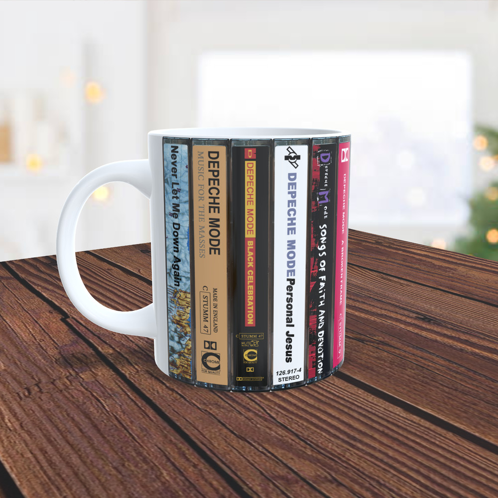 Depeche Mode cassette mug