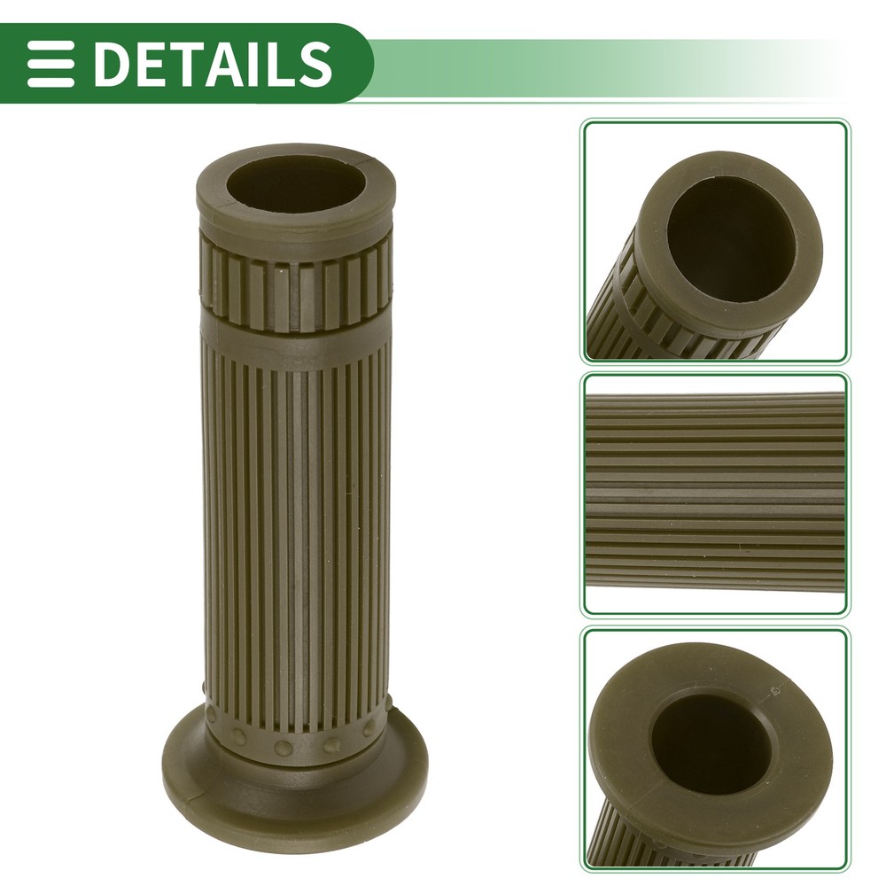 Motorcycle Knobs 1" 25mm Handlebar Cover TPU Green