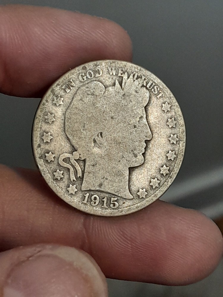 1915- D Barber Half Dollar #21