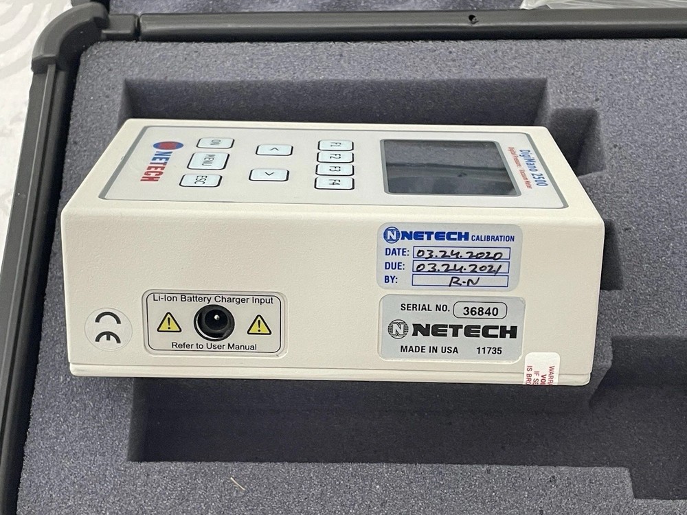 NETECH DIGIMANO DIGITAL PRESSURE / VACUUM METER 2500