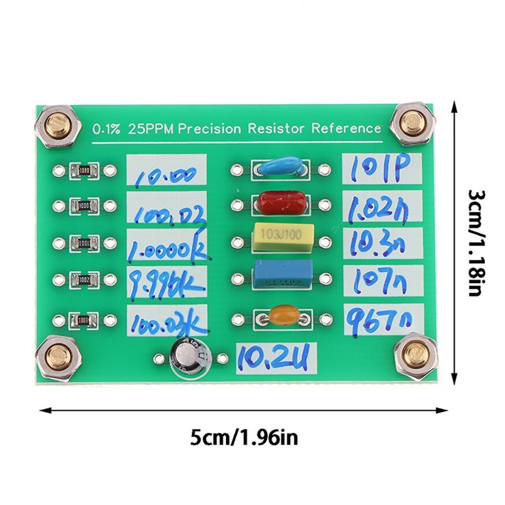 Resistor Reference Board for Laboratory and Industrial Instruments