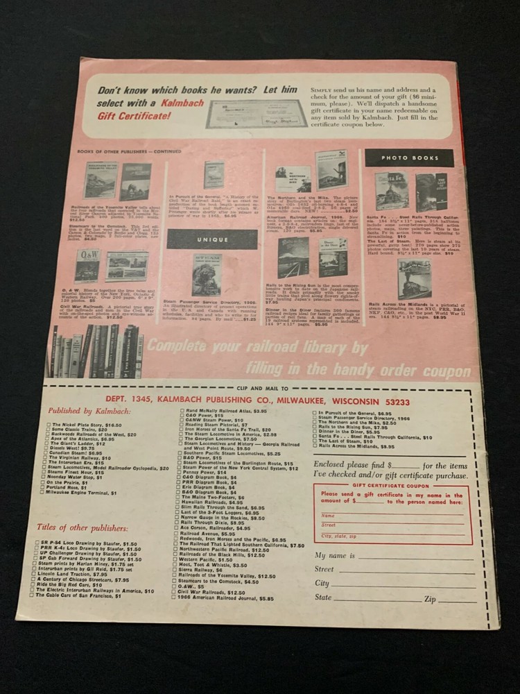 September 1966 Trains Magazine