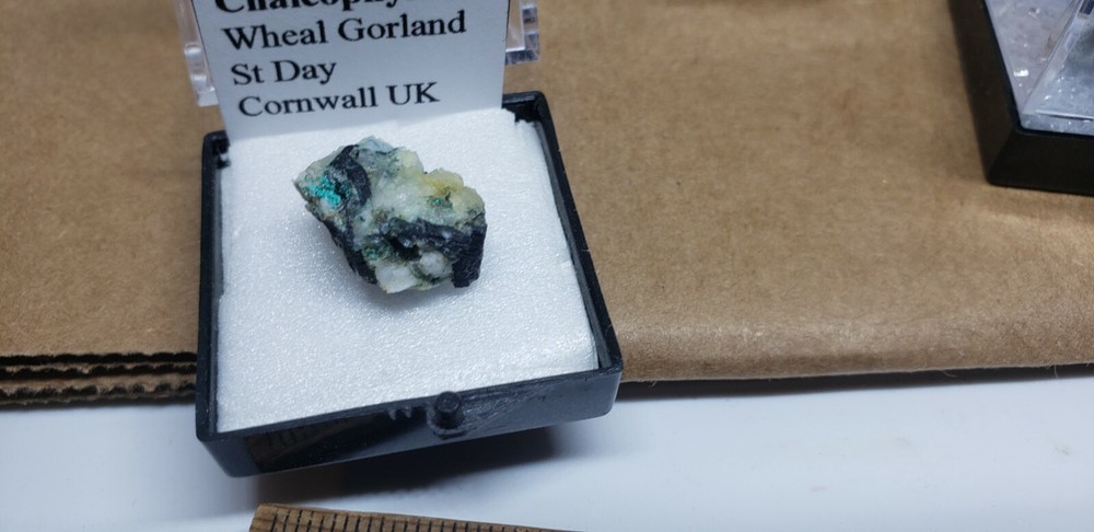 Beautiful Chalcophyllite thumbnail specimen