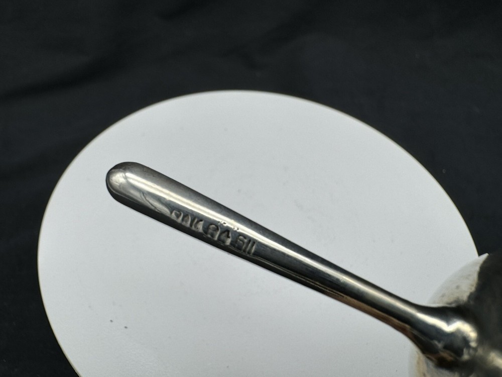 Antique Solid 84 Silver Dinner Bell, 54 grams