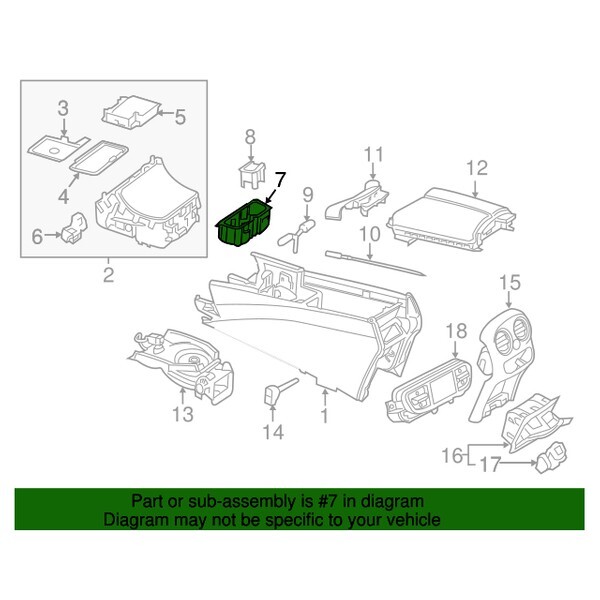MERCEDES C CLASS CUP HOLDER W205 E CLASS W213 CENTRE CONSOLE REMOVABLE GENUINE