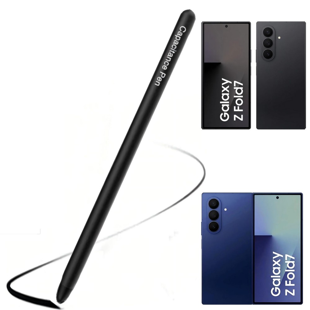 S Pen for Galaxy Z Fold 7, Supporting Both Internal & External Screen, Black