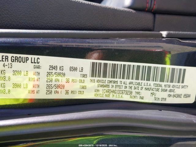 DURANGO 2013 Glove Box 4931645