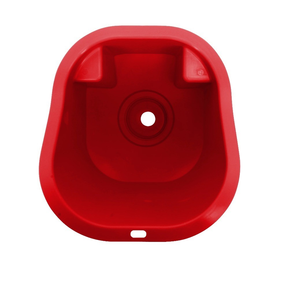 Large Multi-Use Plastic Funnel for Trucks and Vehicles, Red