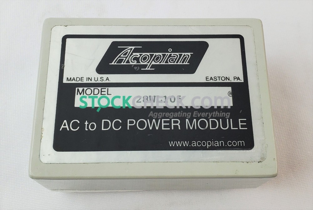 Acopian 28WL105 Mini Encapsulated Power Supply