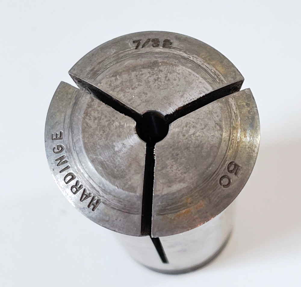 7/32" HARDINGE 5C Round Collet External & Internal Threads USA .2187"